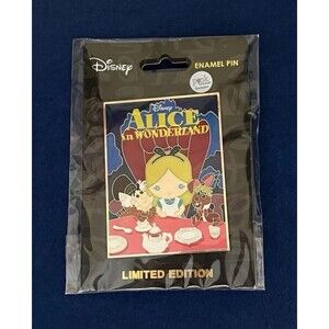 Disney 2023 Alice In Wonderland Cute Movie Poster Pin LE 300 PALM Exclusive